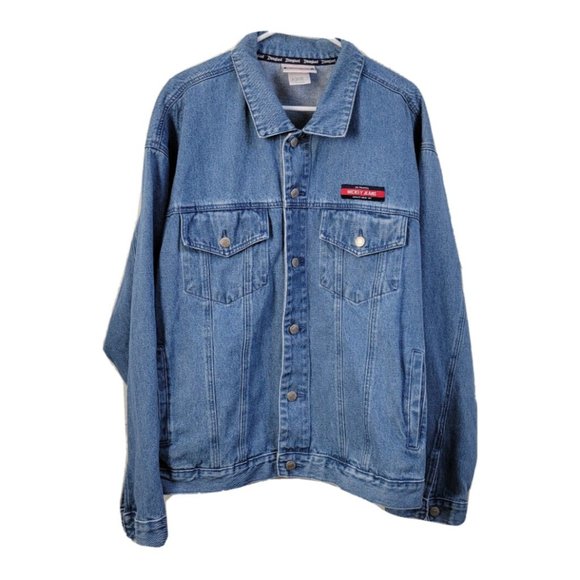 Disney Jackets & Blazers - NWOT VTG XXL Disneyland Denim Jacket - "An Original Mickey Jeans Since 1…
